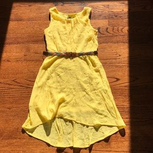 Girls yellow summer dress